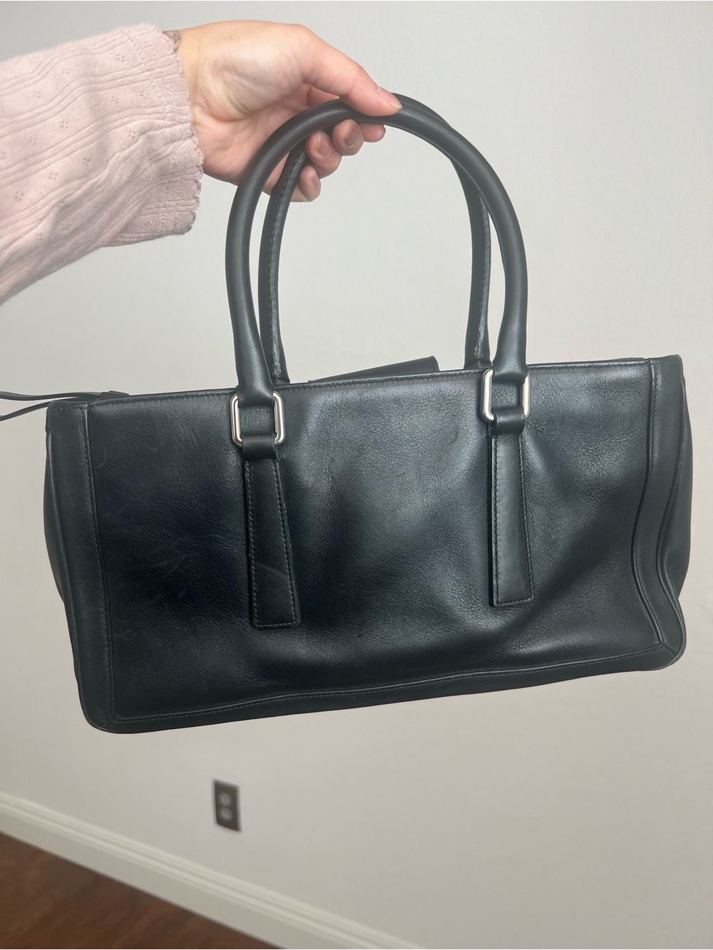 Vintage Coach Hampton Bag Black
